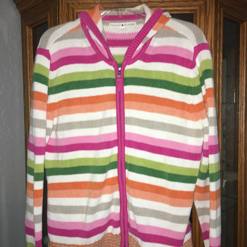 EUC Tommy Hooded Sweater